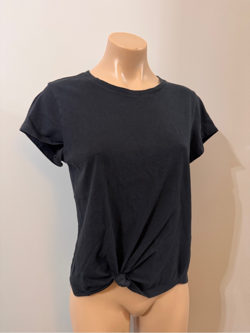 Abercrombie & Fitch Soft A&F Collection Black Knot T-shirt Short Sleeve Large